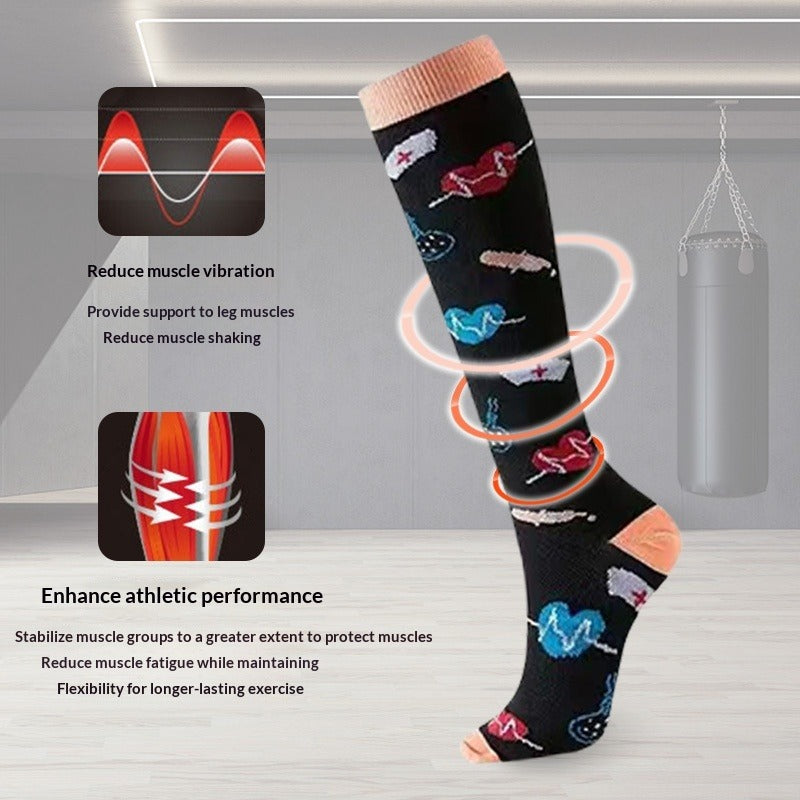 Athletic Stretch Compression Calf Socks