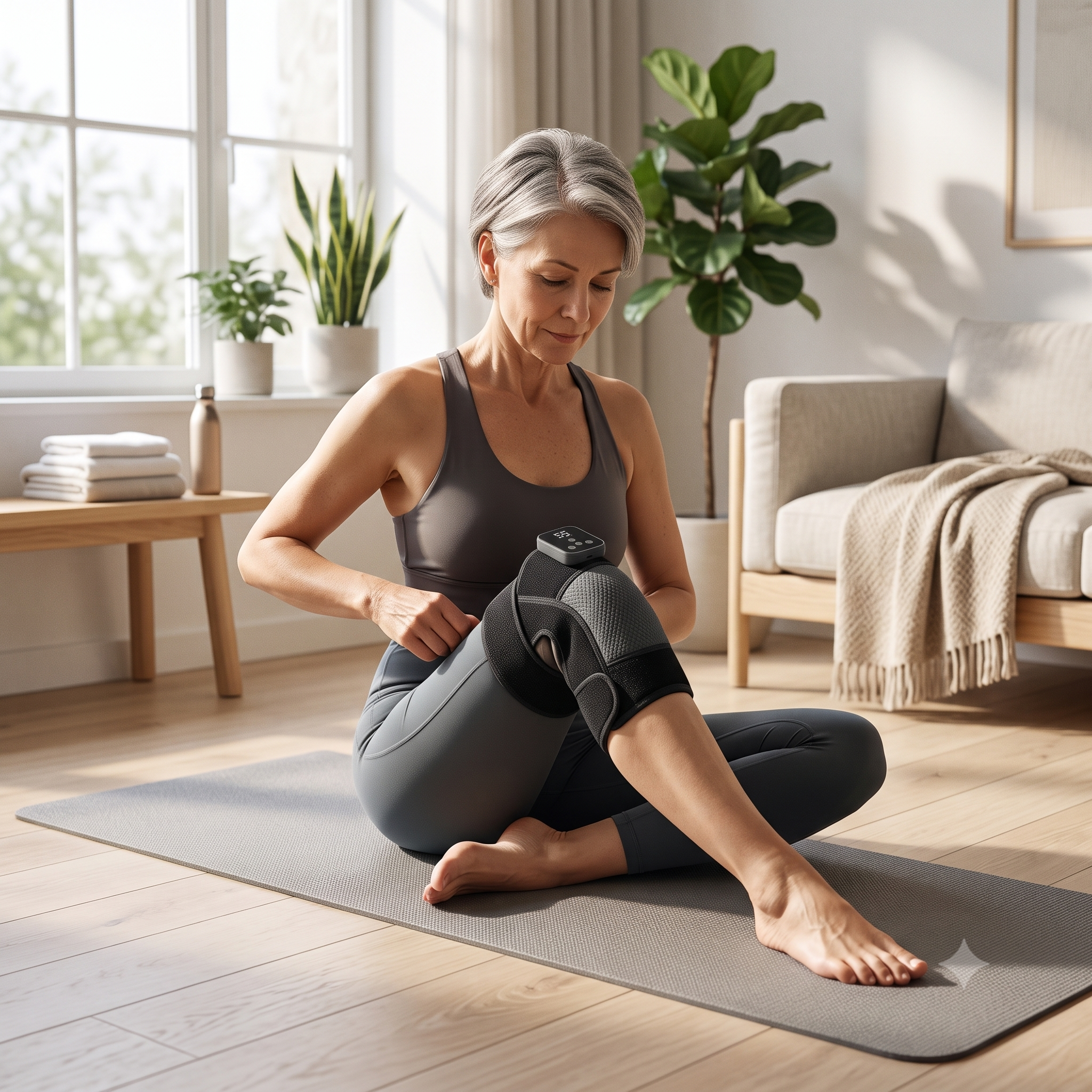 Viroa Active™ ReliefWrap | Heated Knee Massager with Heat & Vibration